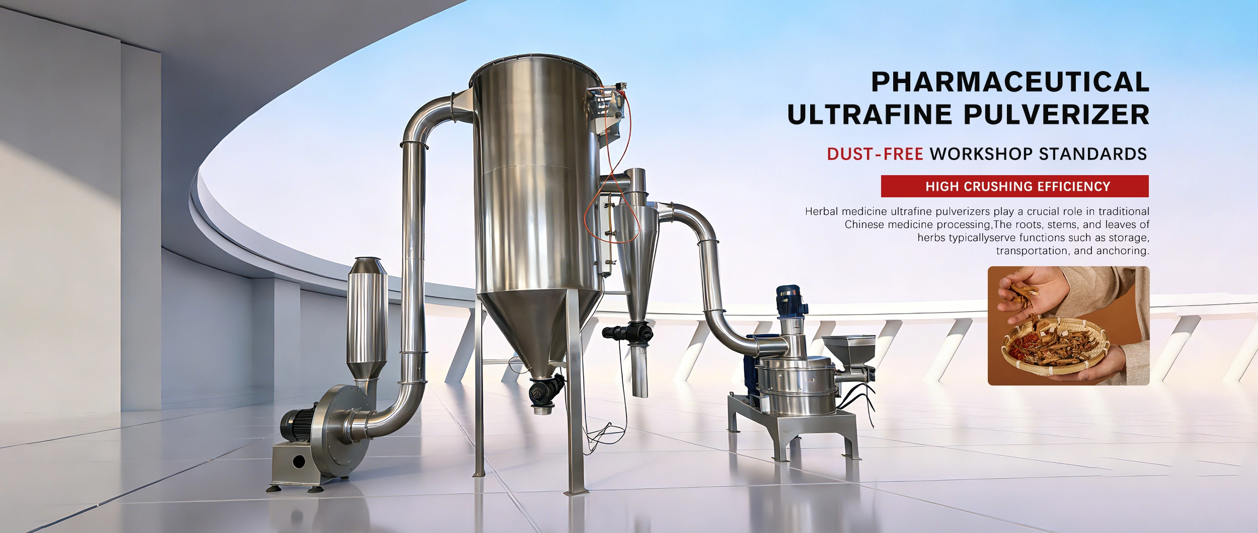 Kiina Pharmaceutical Ultrafine Pulverizer -valmistaja