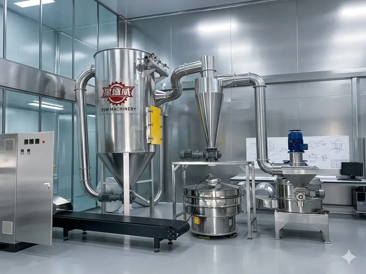 Xingshengwei Machinery auttaa tunnettuja eurooppalaisia ​​lääkeyrityksiä kaksinkertaistamaan ultrahienojauheen tuotantokapasiteettinsa